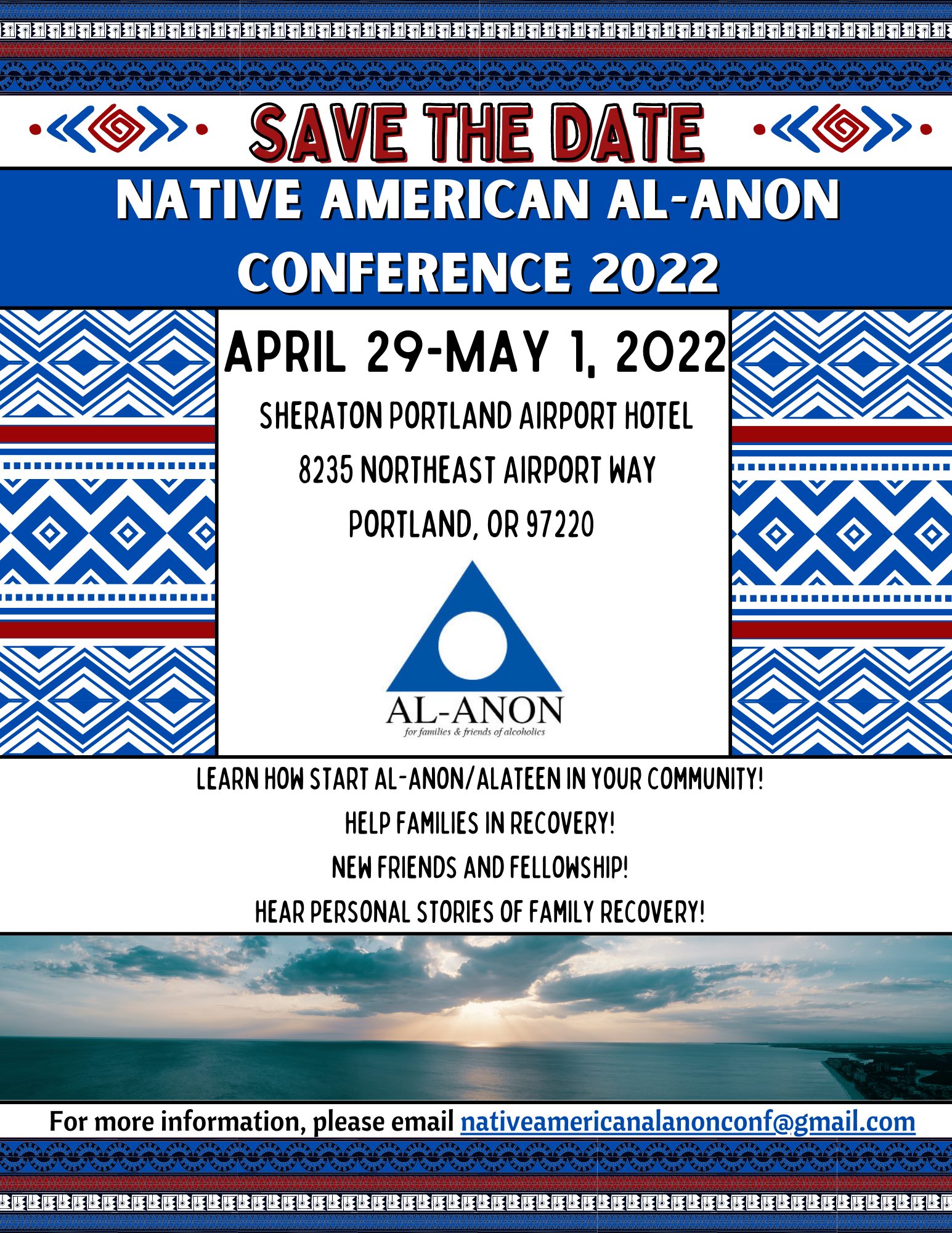 Save the Date Native American AlAnon Conference Virginia AlAnon